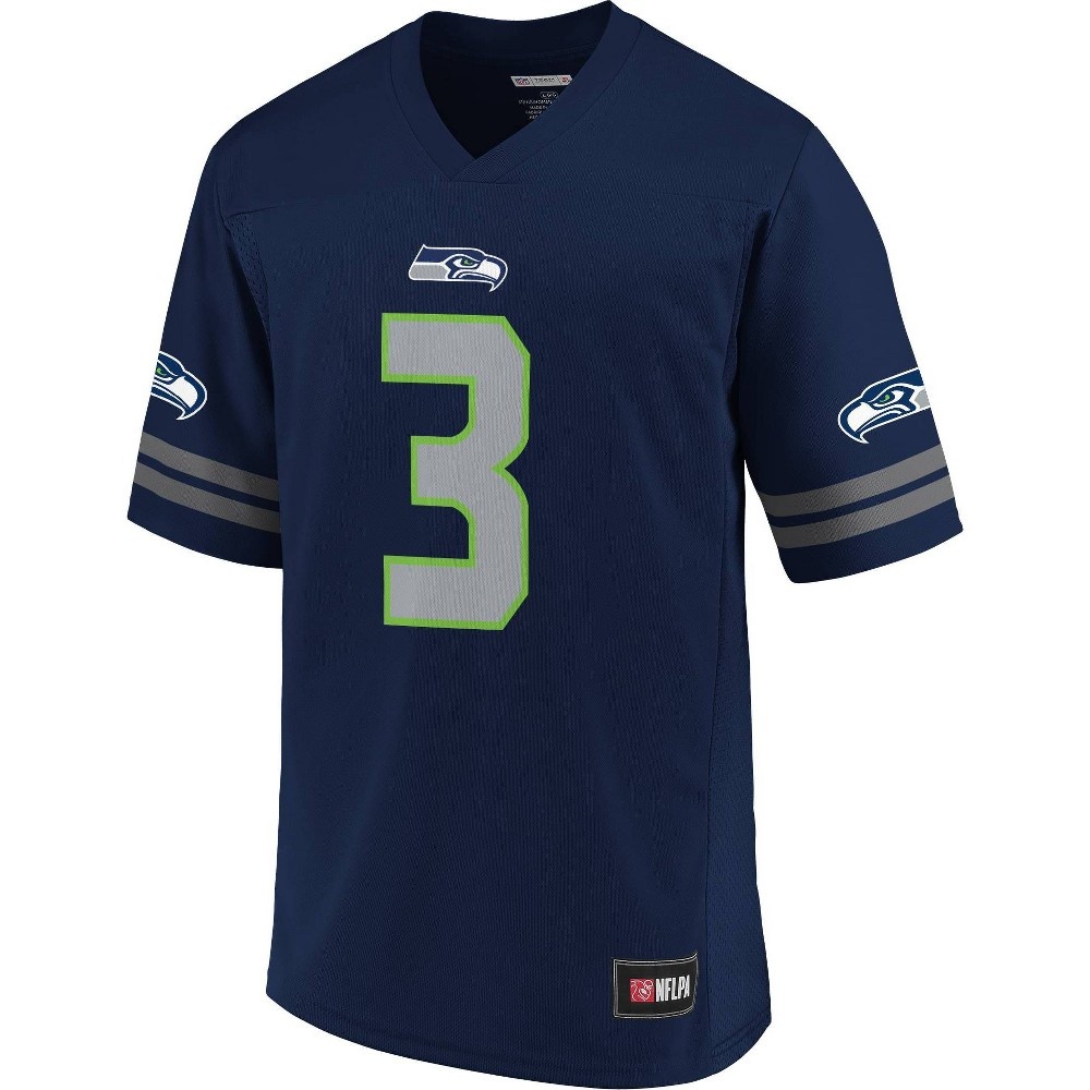 slide 2 of 3, NFL Seattle Seahawks Russell Wilson Men's Short Sleeve Jersey - XL, 1 ct