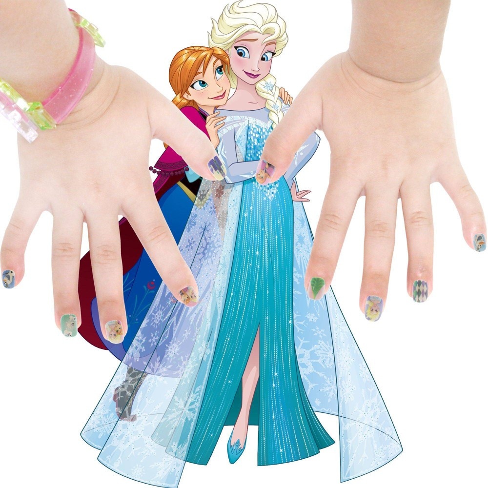 slide 3 of 3, Disney Frozen Press On Nails 12pk, 12 ct