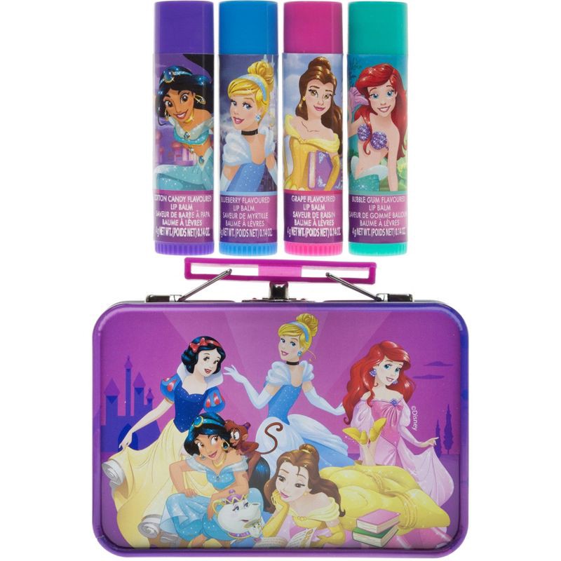 slide 3 of 9, Disney Princess Swirl Balm with Tin 4pk, 4 ct