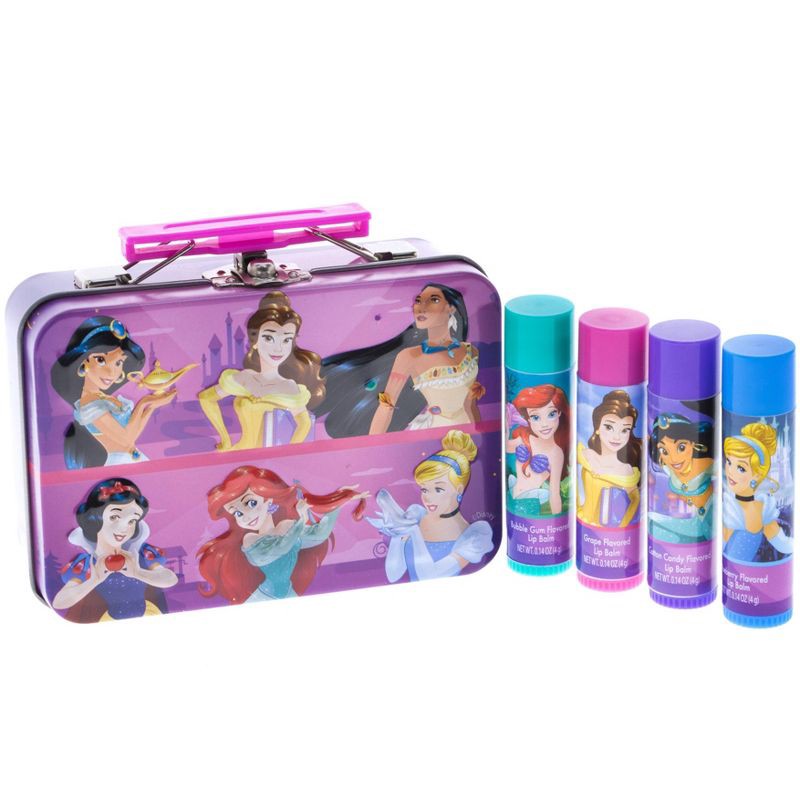 slide 4 of 9, Disney Princess Swirl Balm with Tin 4pk, 4 ct