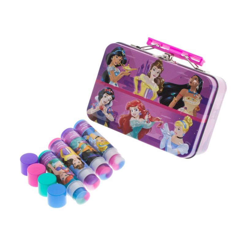 slide 5 of 9, Disney Princess Swirl Balm with Tin 4pk, 4 ct