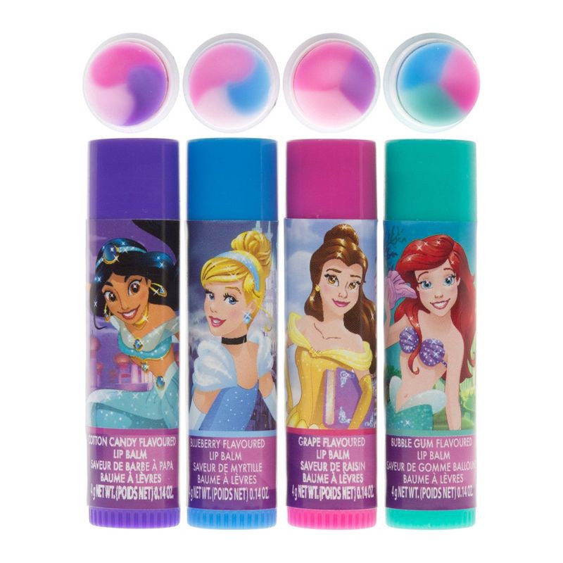 slide 7 of 9, Disney Princess Swirl Balm with Tin 4pk, 4 ct