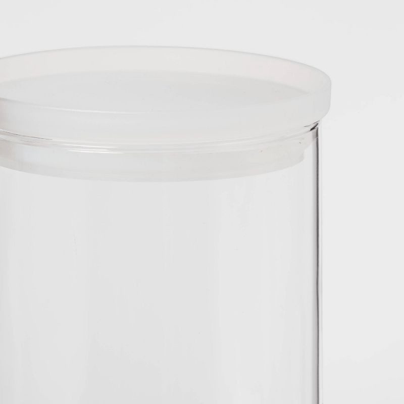 58oz Glass X-Large Stackable Jar with Plastic Lid - Made By Design™