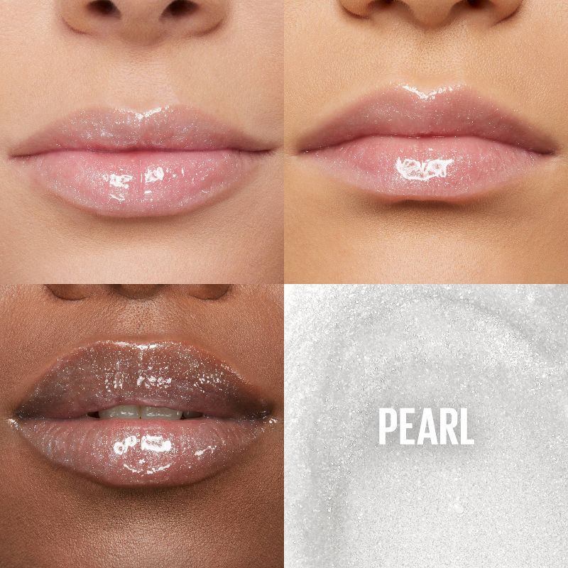 slide 2 of 8, Maybelline Lifter Gloss Plumping Lip Gloss with Hyaluronic Acid - 1 Pearl - 0.18 fl oz, 0.18 fl oz