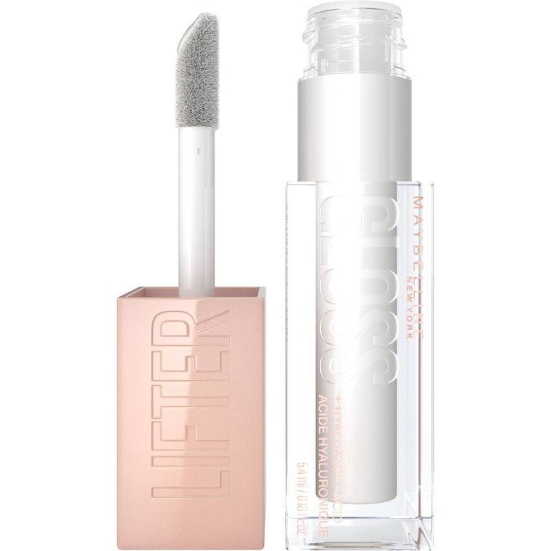 slide 1 of 5, Maybelline Lifter Gloss Plumping Lip Gloss with Hyaluronic Acid - 1 Pearl - 0.18 fl oz, 0.18 fl oz