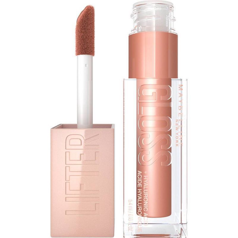 slide 1 of 8, Maybelline Lifter Gloss Plumping Lip Gloss with Hyaluronic Acid - 8 Stone - 0.18 fl oz, 0.18 fl oz