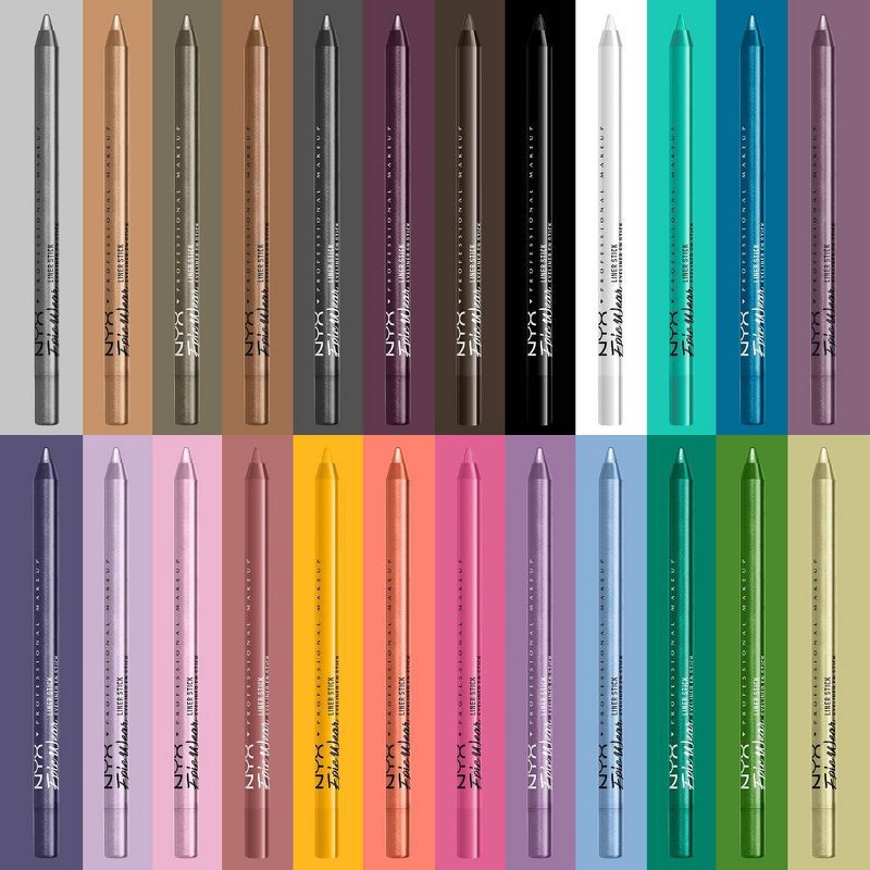 slide 9 of 9, NYX Professional Makeup Epic Wear Liner Stick - Long-lasting Eyeliner Pencil - Pitch Black - 0.043oz, 0.043 oz