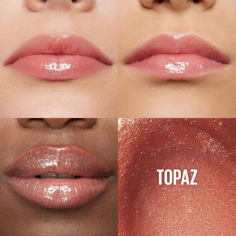 slide 2 of 8, Maybelline Lifter Gloss Plumping Lip Gloss with Hyaluronic Acid - 9 Topaz - 0.18 fl oz, 0.18 fl oz