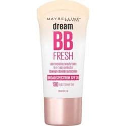 Maybelline Dream Fresh BB Cream 8 in 1 Skin Perfector - SPF30 - 1 fl oz: Moisturizing, Noncomedogenic, Oil-Free