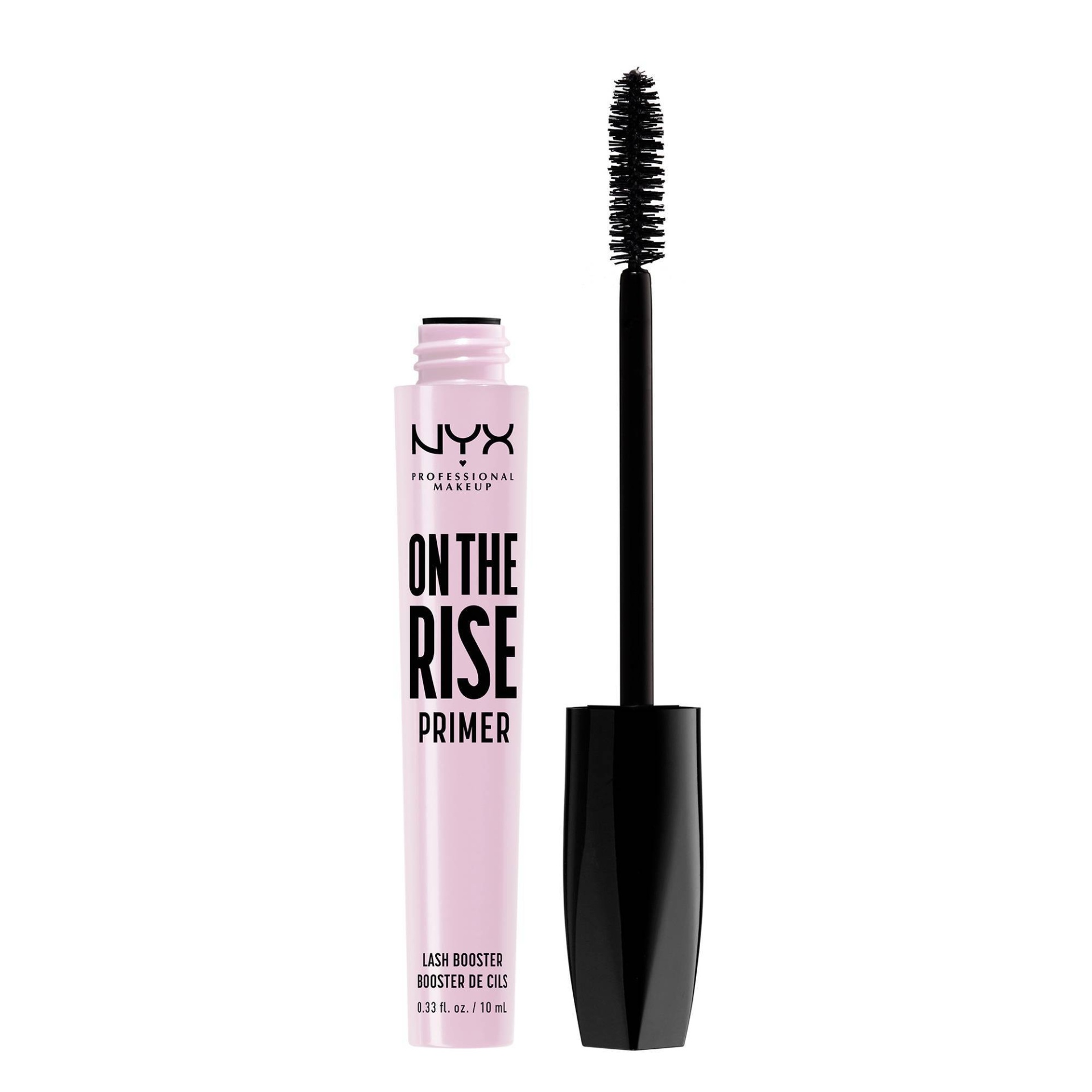 slide 1 of 7, NYX Professional Makeup On The Rise Lash Booster Mascara - Black - 0.33 fl oz, 0.33 fl oz