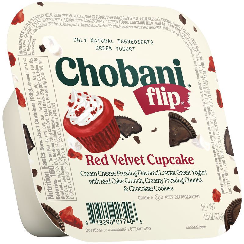 slide 11 of 12, Chobani Flip Red Velvet Greek Yogurt - 4.5oz, 4.5 oz