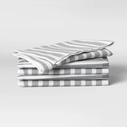 5pk Cotton Assorted Kitchen Towels Gray - Threshold™