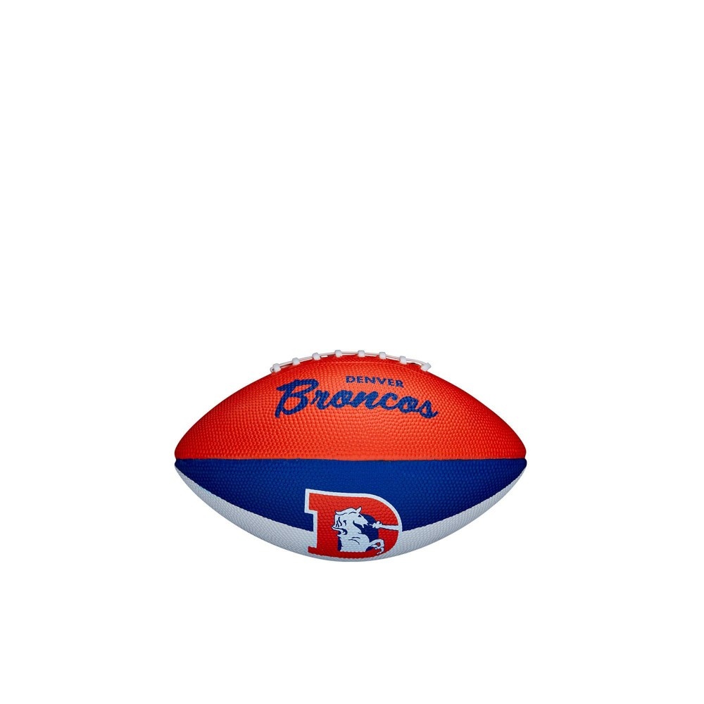 slide 4 of 6, NFL Denver Broncos Mini Retro Football, 1 ct