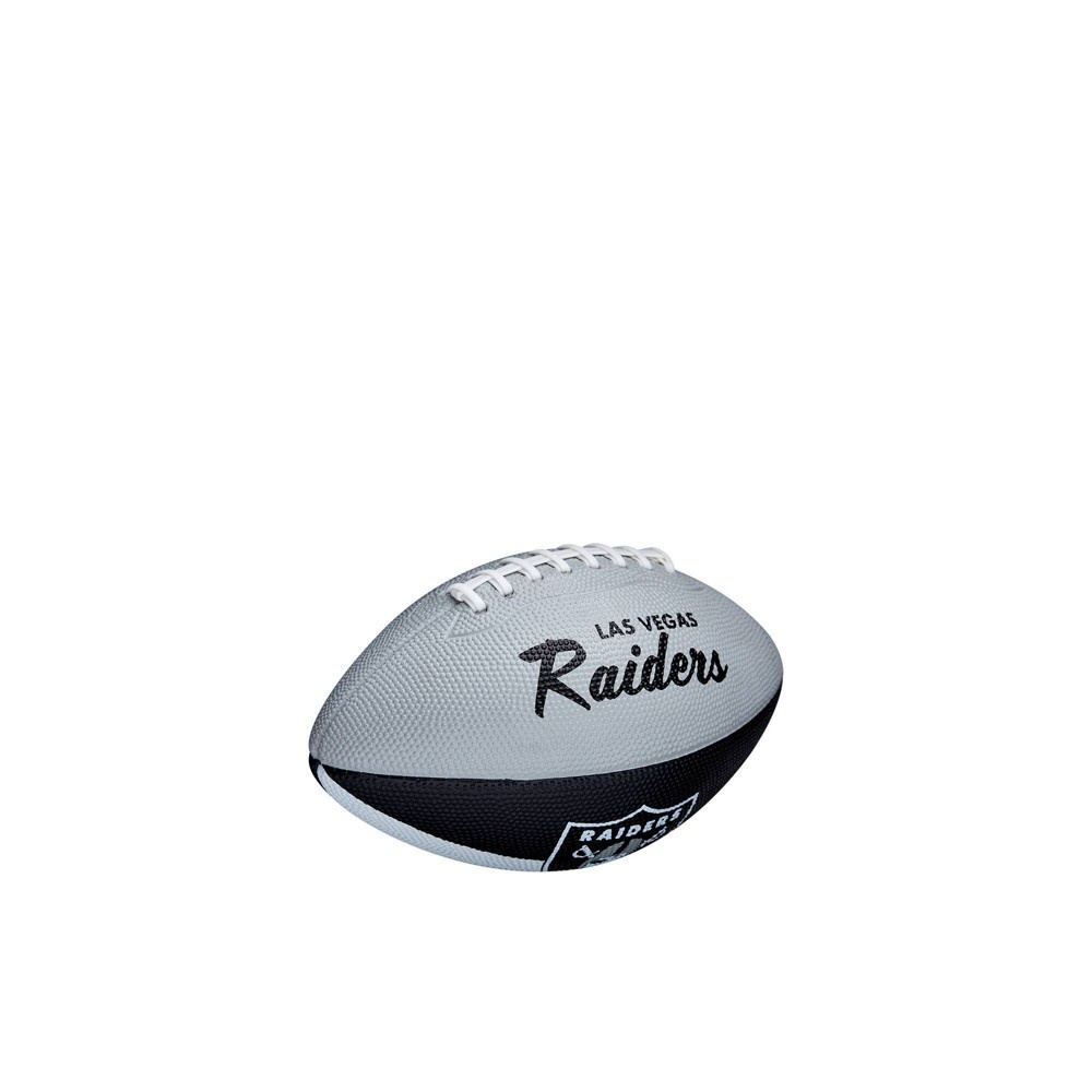 slide 5 of 6, NFL Las Vegas Raiders Mini Retro Football, 1 ct