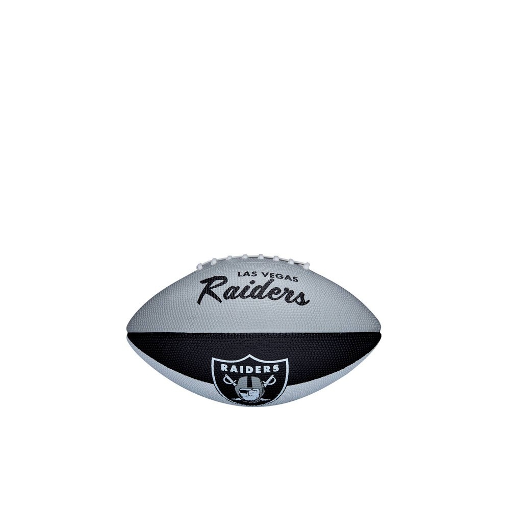 slide 6 of 6, NFL Las Vegas Raiders Mini Retro Football, 1 ct