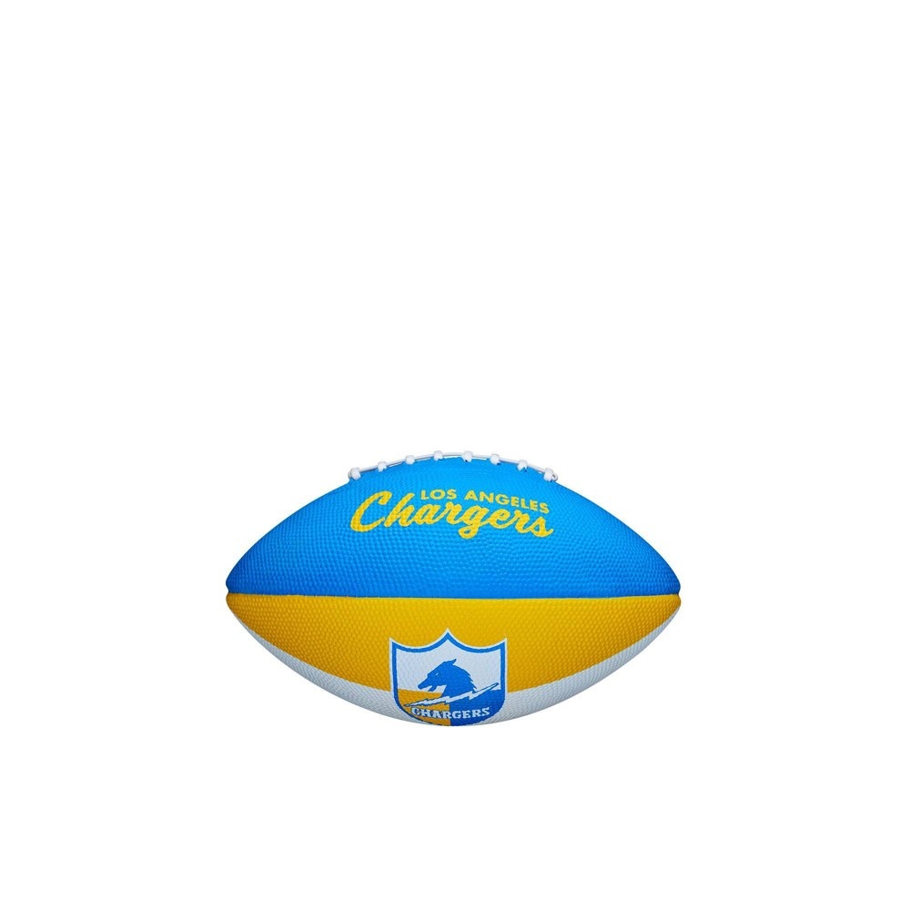 slide 5 of 6, NFL Los Angeles Chargers Mini Retro Football, 1 ct