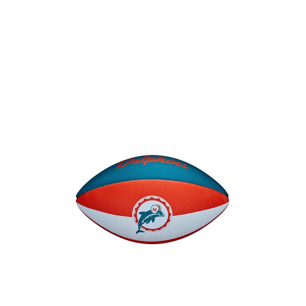 slide 6 of 6, NFL Miami Dolphins Mini Retro Football, 1 ct