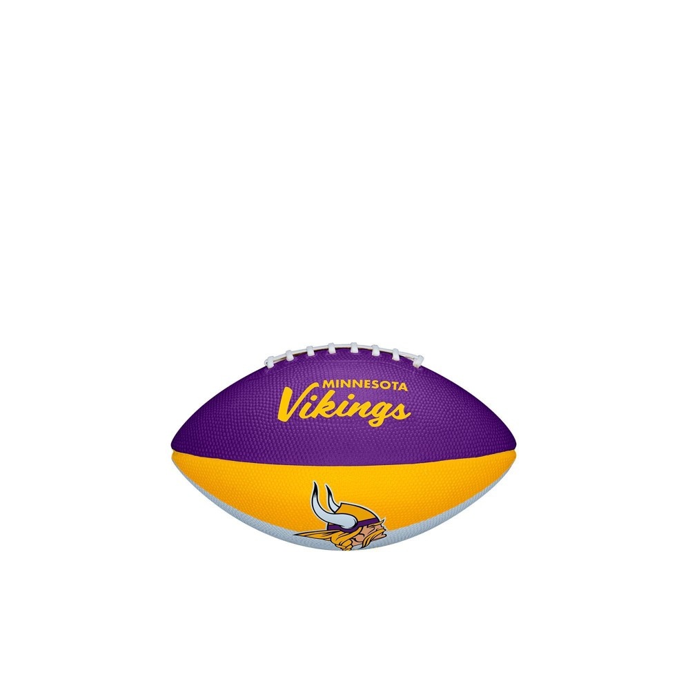 slide 5 of 6, NFL Minnesota Vikings Mini Retro Football, 1 ct