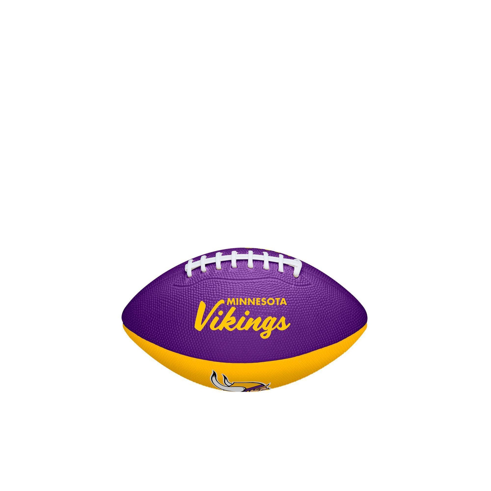 slide 1 of 6, NFL Minnesota Vikings Mini Retro Football, 1 ct