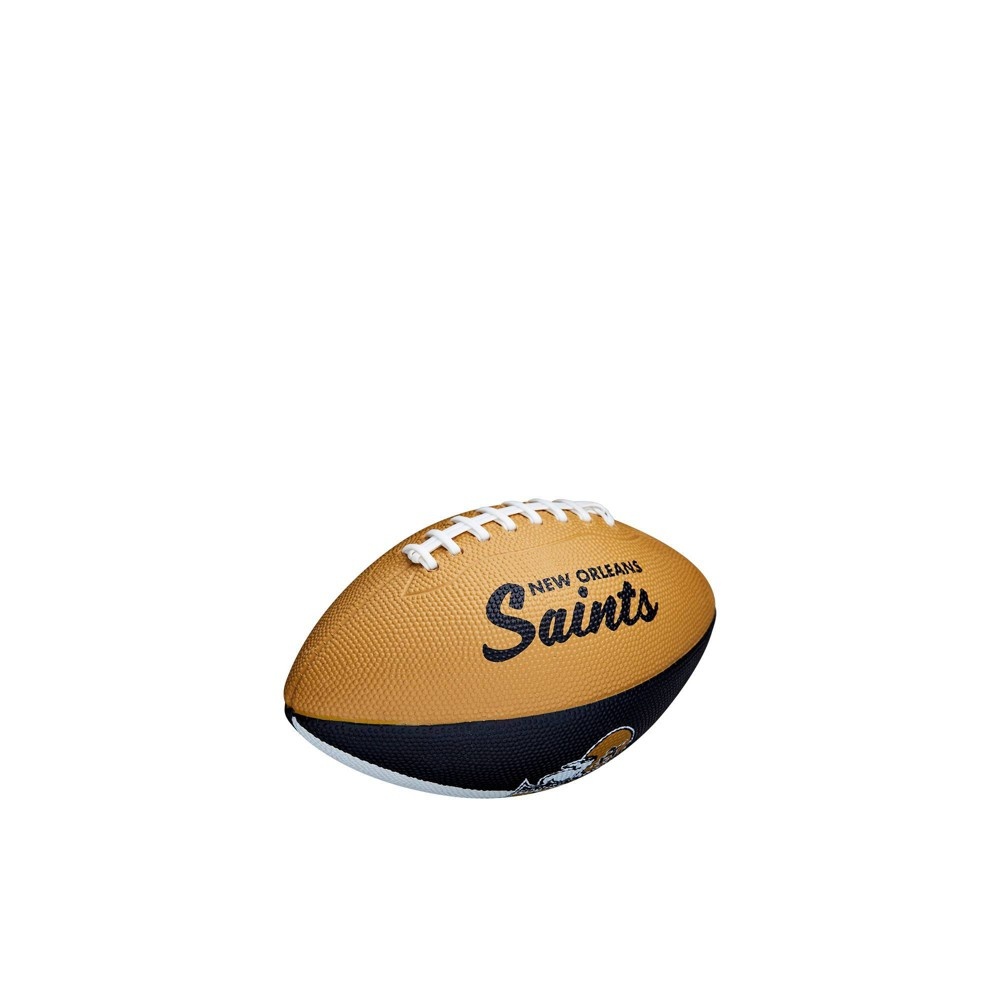 slide 4 of 6, NFL New Orleans Saints Mini Retro Football, 1 ct