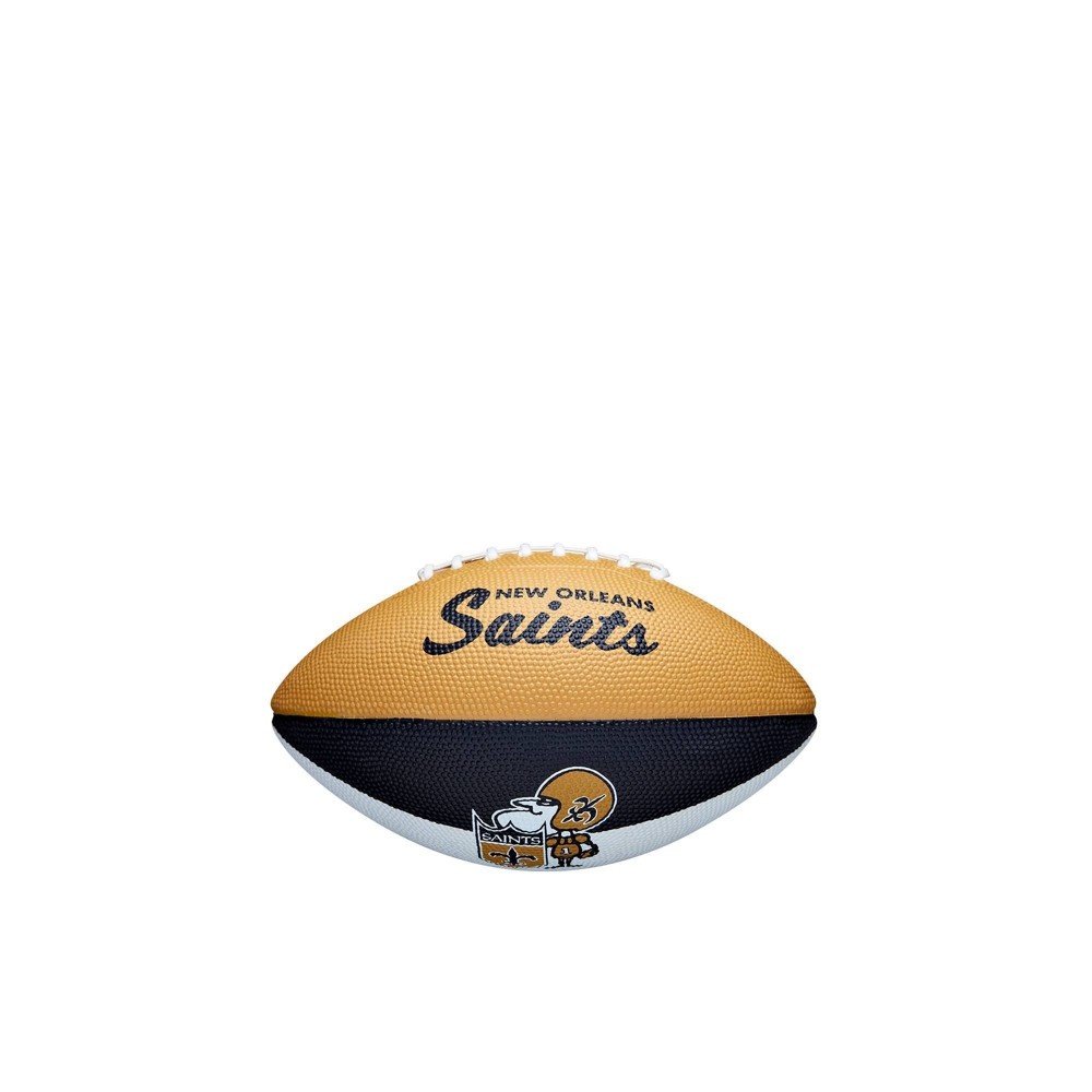 slide 5 of 6, NFL New Orleans Saints Mini Retro Football, 1 ct