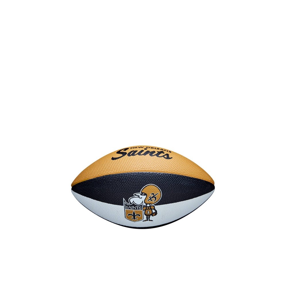 slide 6 of 6, NFL New Orleans Saints Mini Retro Football, 1 ct