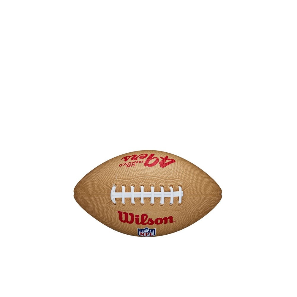 slide 6 of 6, NFL San Francisco 49ers Mini Retro Football, 1 ct