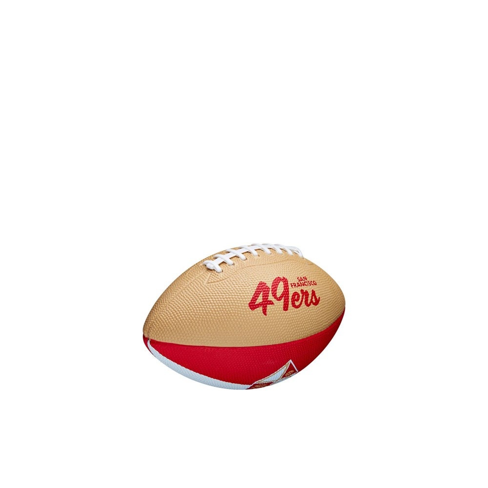 slide 2 of 6, NFL San Francisco 49ers Mini Retro Football, 1 ct