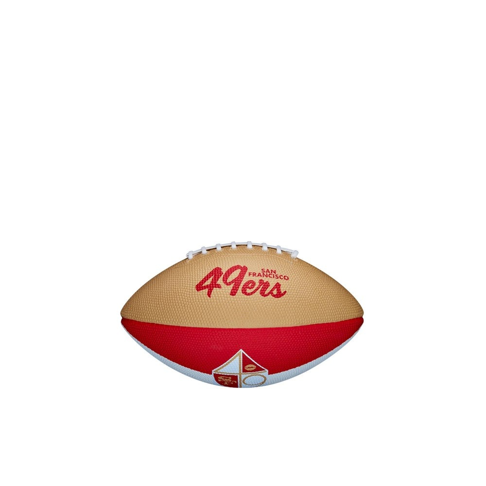 slide 3 of 6, NFL San Francisco 49ers Mini Retro Football, 1 ct