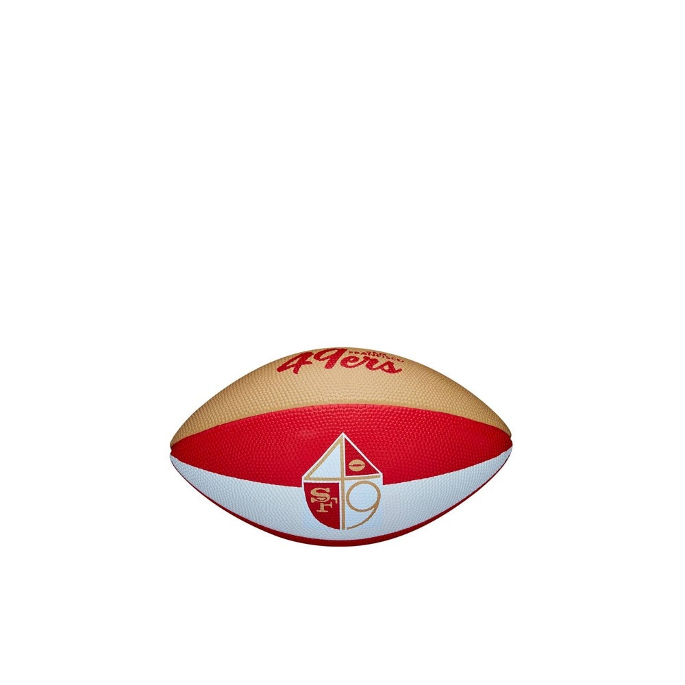 slide 4 of 6, NFL San Francisco 49ers Mini Retro Football, 1 ct