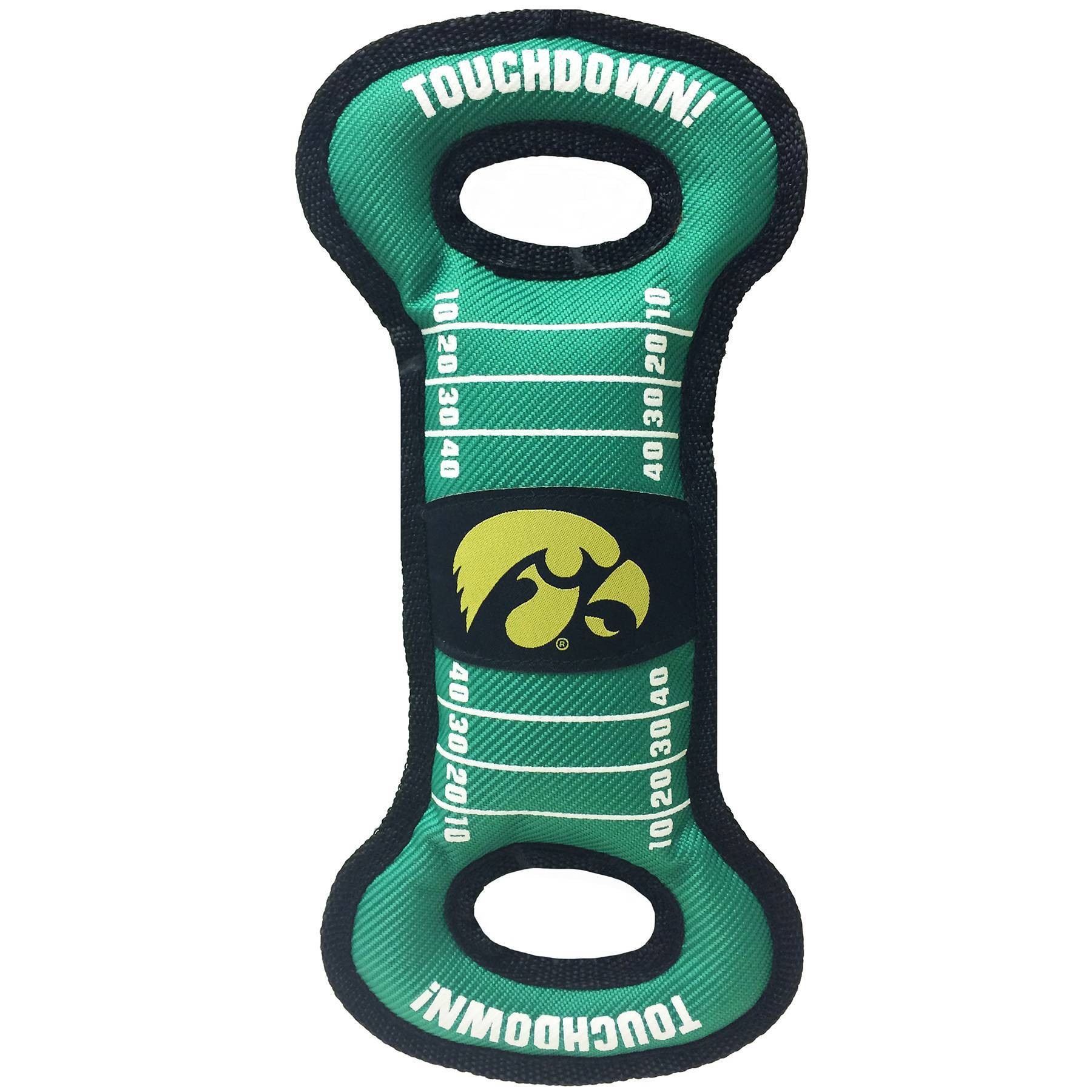 slide 1 of 4, NCAA Iowa Hawkeyes Field Dog Toy, 1 ct