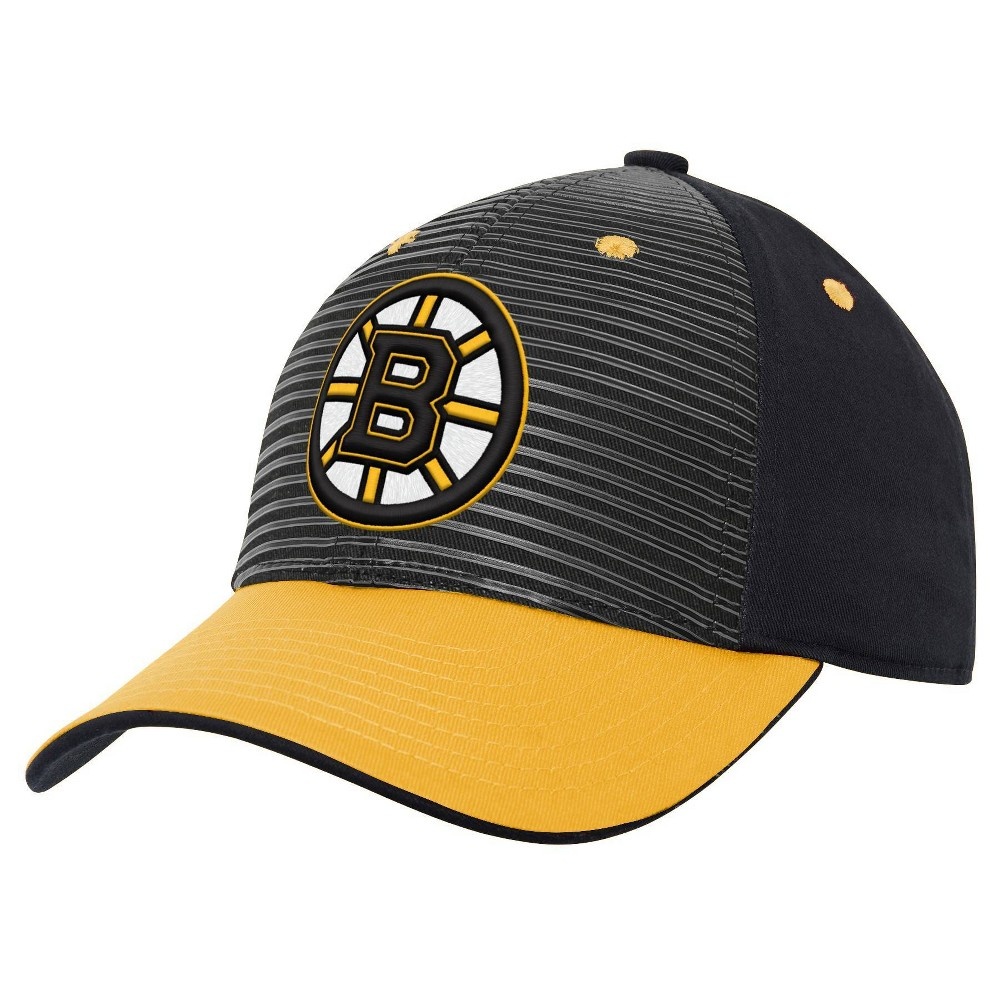 slide 2 of 4, NHL Boston Bruins Boys' Structured Adjustable Hat, 1 ct