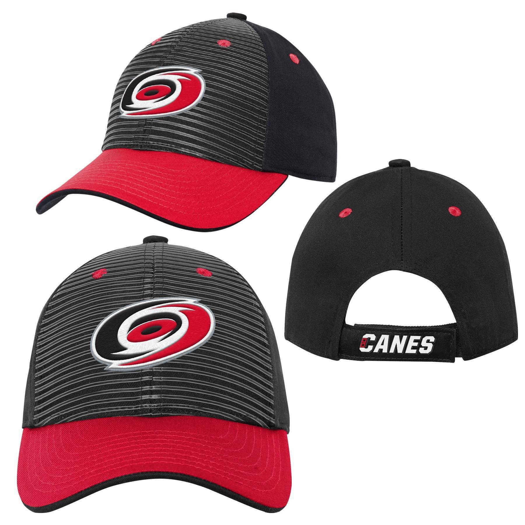 slide 1 of 4, NHL Carolina Hurricanes Boys' Structured Adjustable Hat, 1 ct