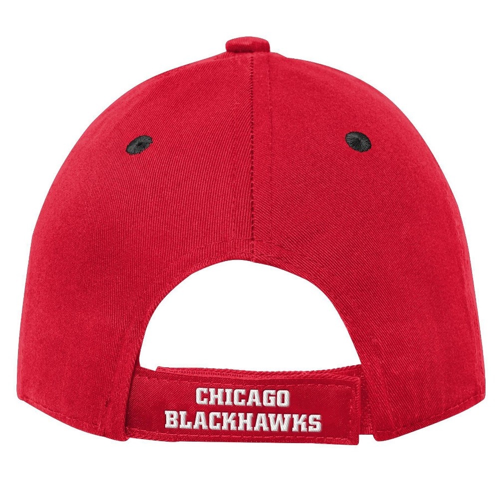 slide 3 of 4, NHL Chicago Blackhawks Boys' Structured Adjustable Hat, 1 ct