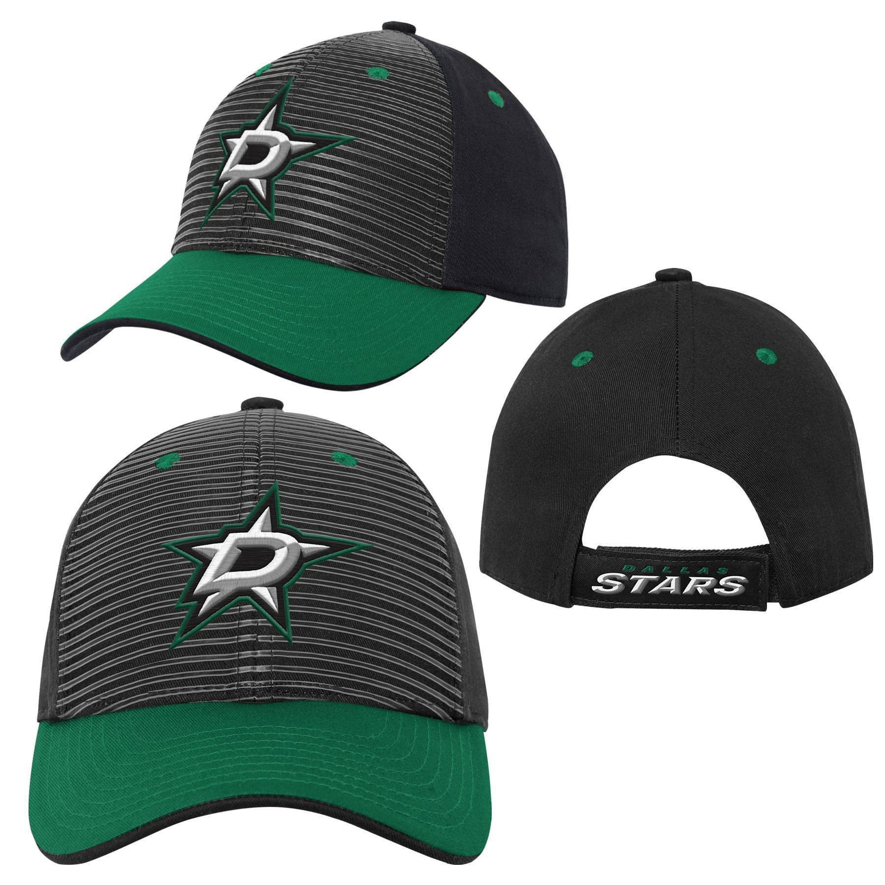 slide 1 of 4, NHL Dallas Stars Boys' Structured Adjustable Hat, 1 ct