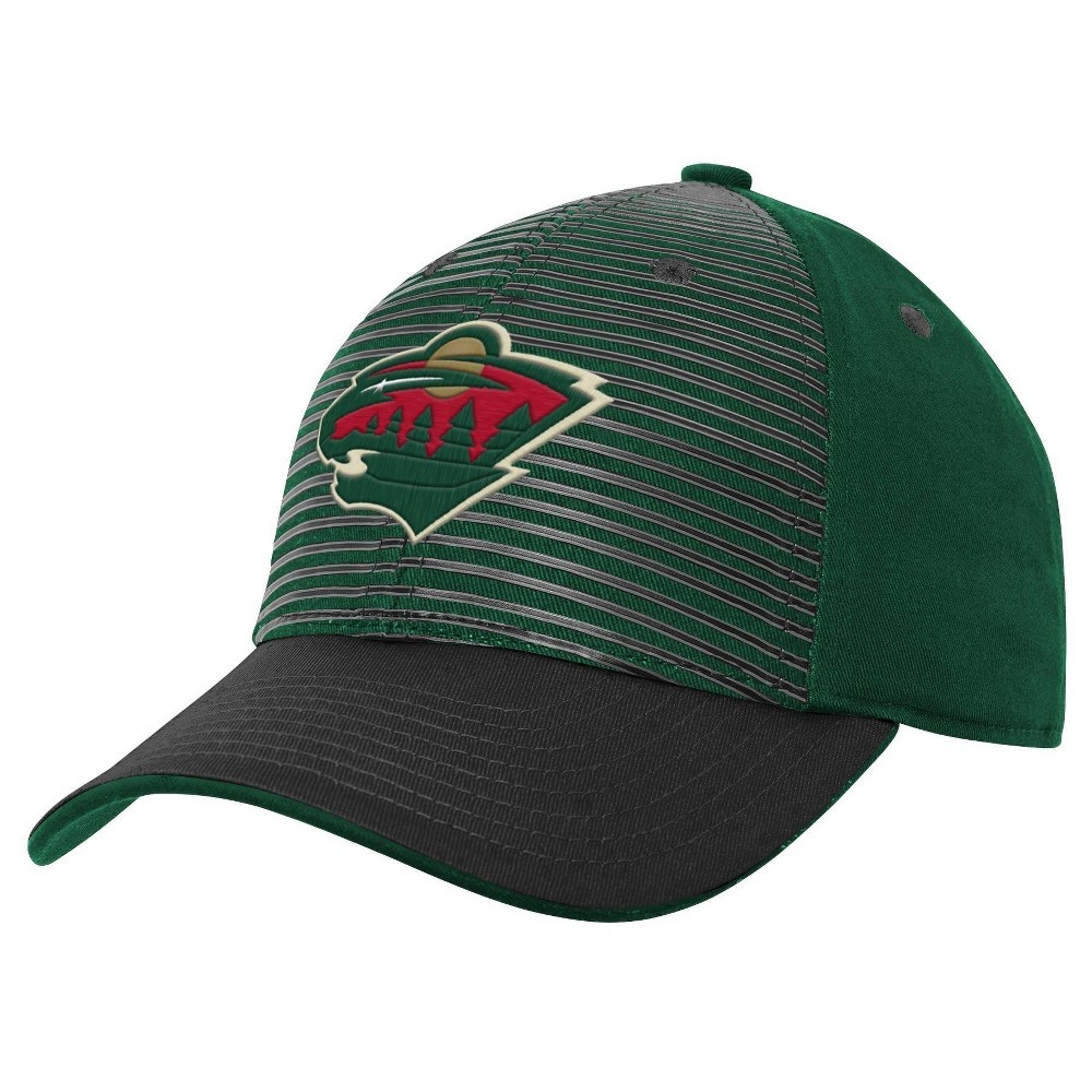 slide 2 of 4, NHL Minnesota Wild Boys' Structured Adjustable Hat, 1 ct