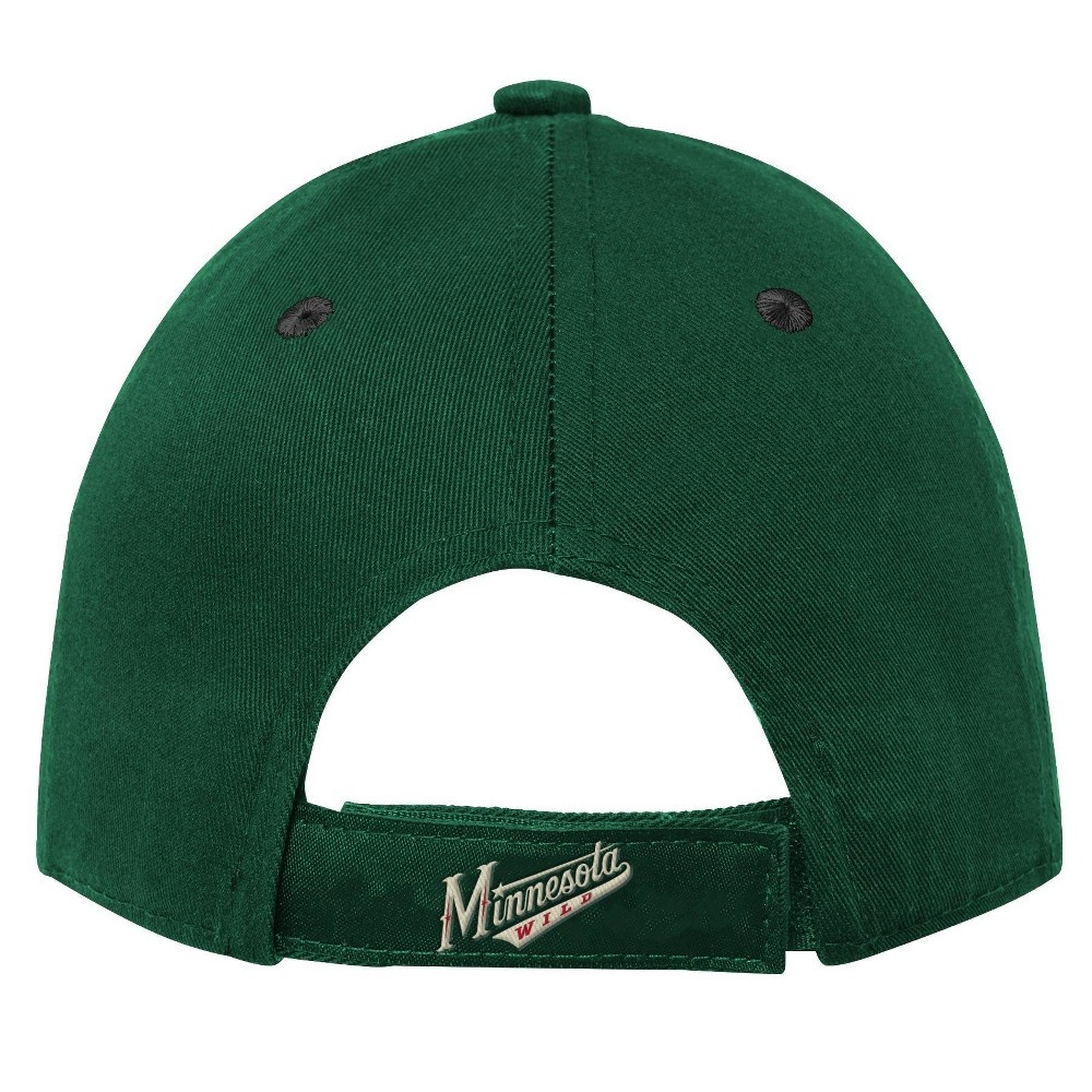 slide 3 of 4, NHL Minnesota Wild Boys' Structured Adjustable Hat, 1 ct