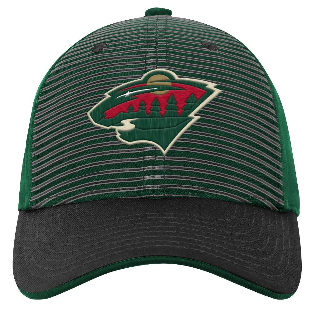 slide 4 of 4, NHL Minnesota Wild Boys' Structured Adjustable Hat, 1 ct