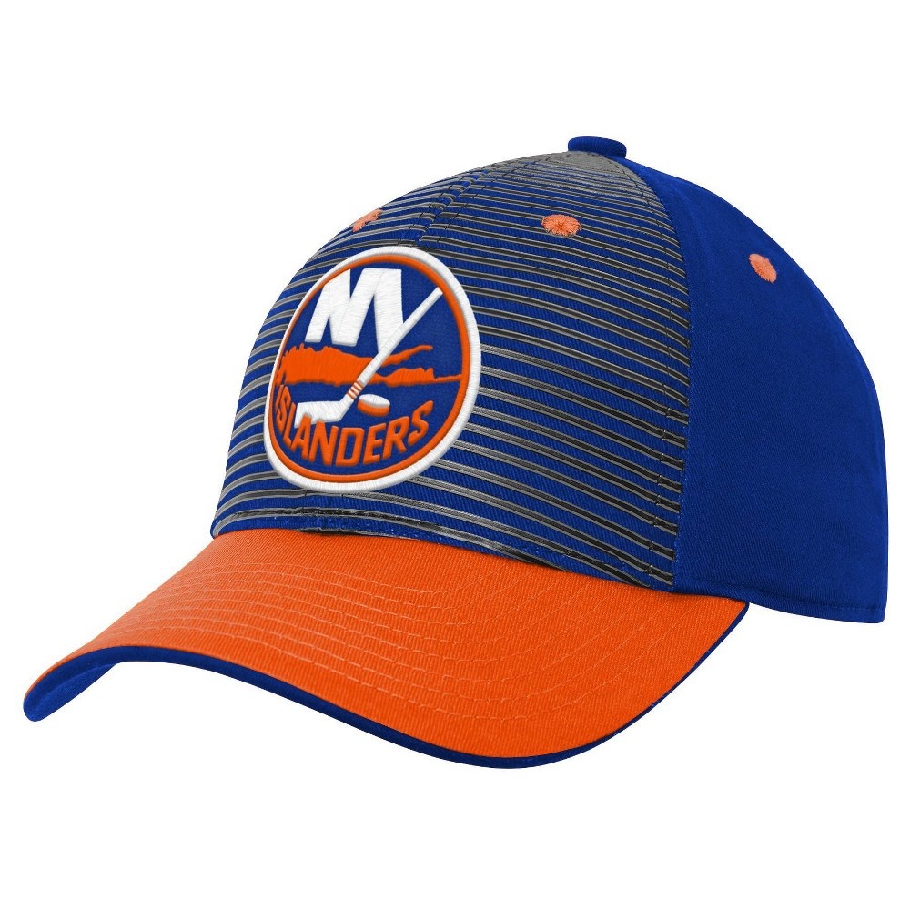 slide 2 of 4, NHL New York Islanders Boys' Structured Adjustable Hat, 1 ct