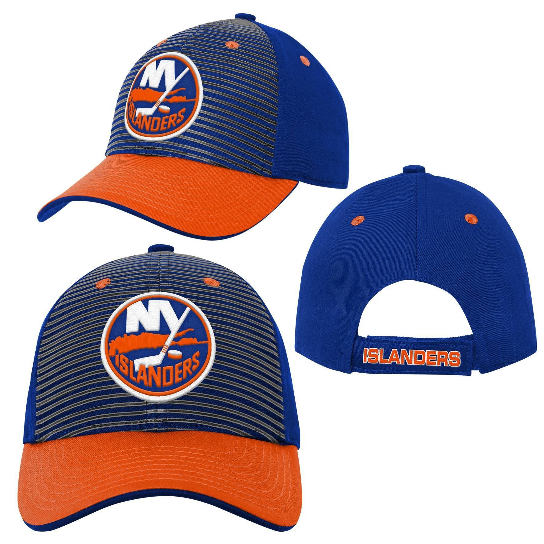 slide 1 of 4, NHL New York Islanders Boys' Structured Adjustable Hat, 1 ct