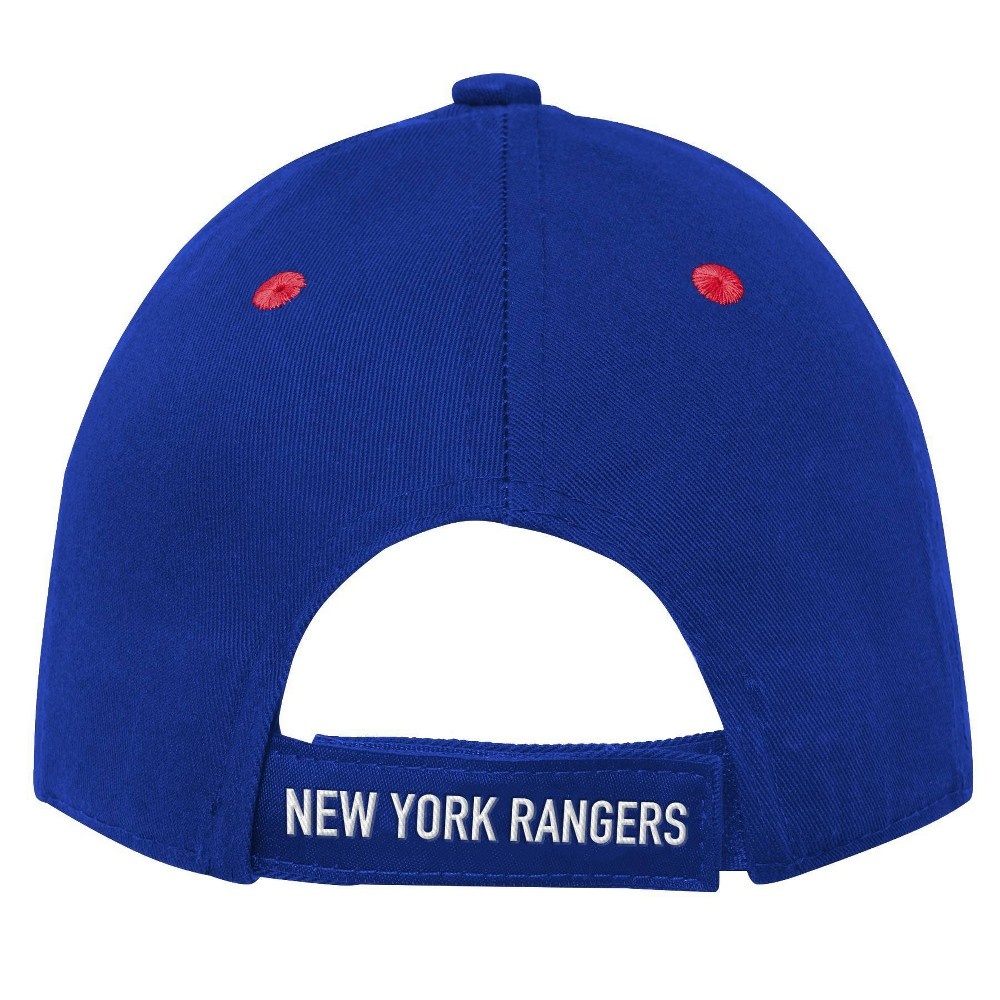 slide 3 of 4, NHL New York Rangers Boys' Structured Adjustable Hat, 1 ct