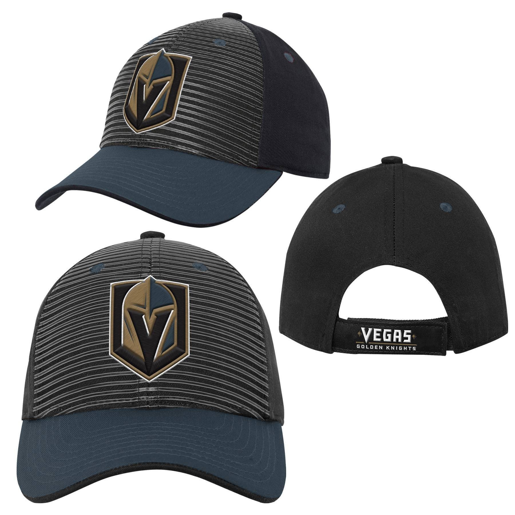 slide 1 of 4, NHL Vegas Golden Knights Boys' Structured Adjustable Hat, 1 ct