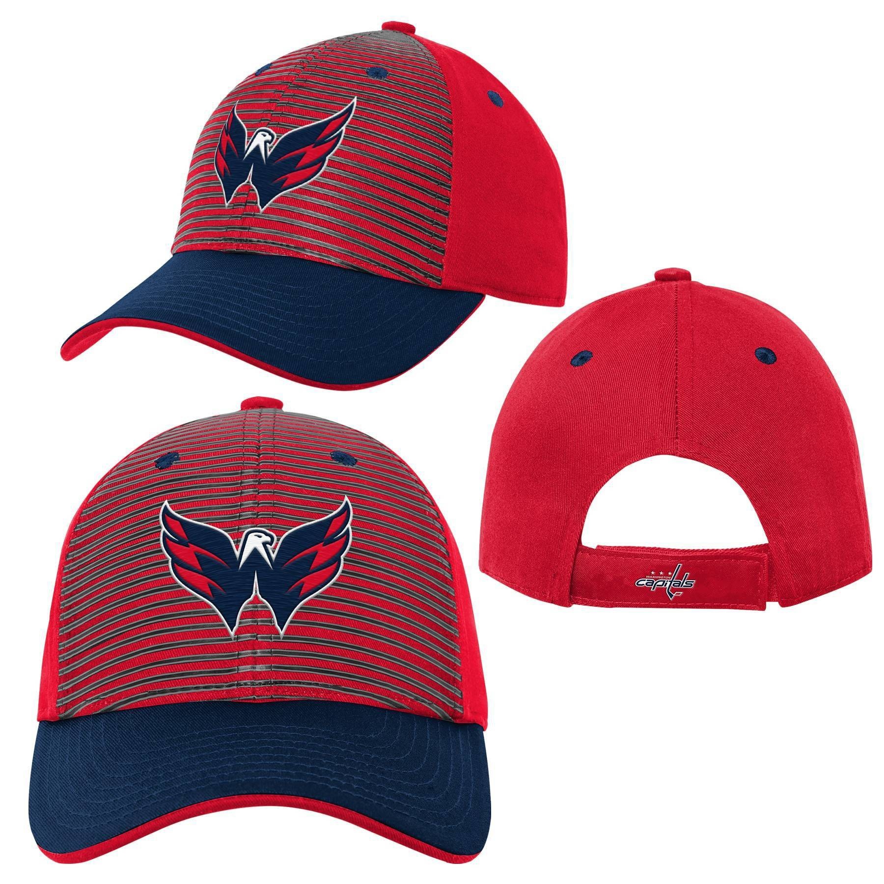 slide 1 of 4, NHL Washington Capitals Boys' Structured Adjustable Hat, 1 ct