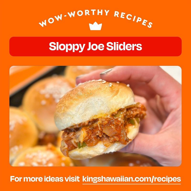slide 5 of 7, King's Hawaiian Slider Buns - 10oz/9ct, 10 oz, 9 ct