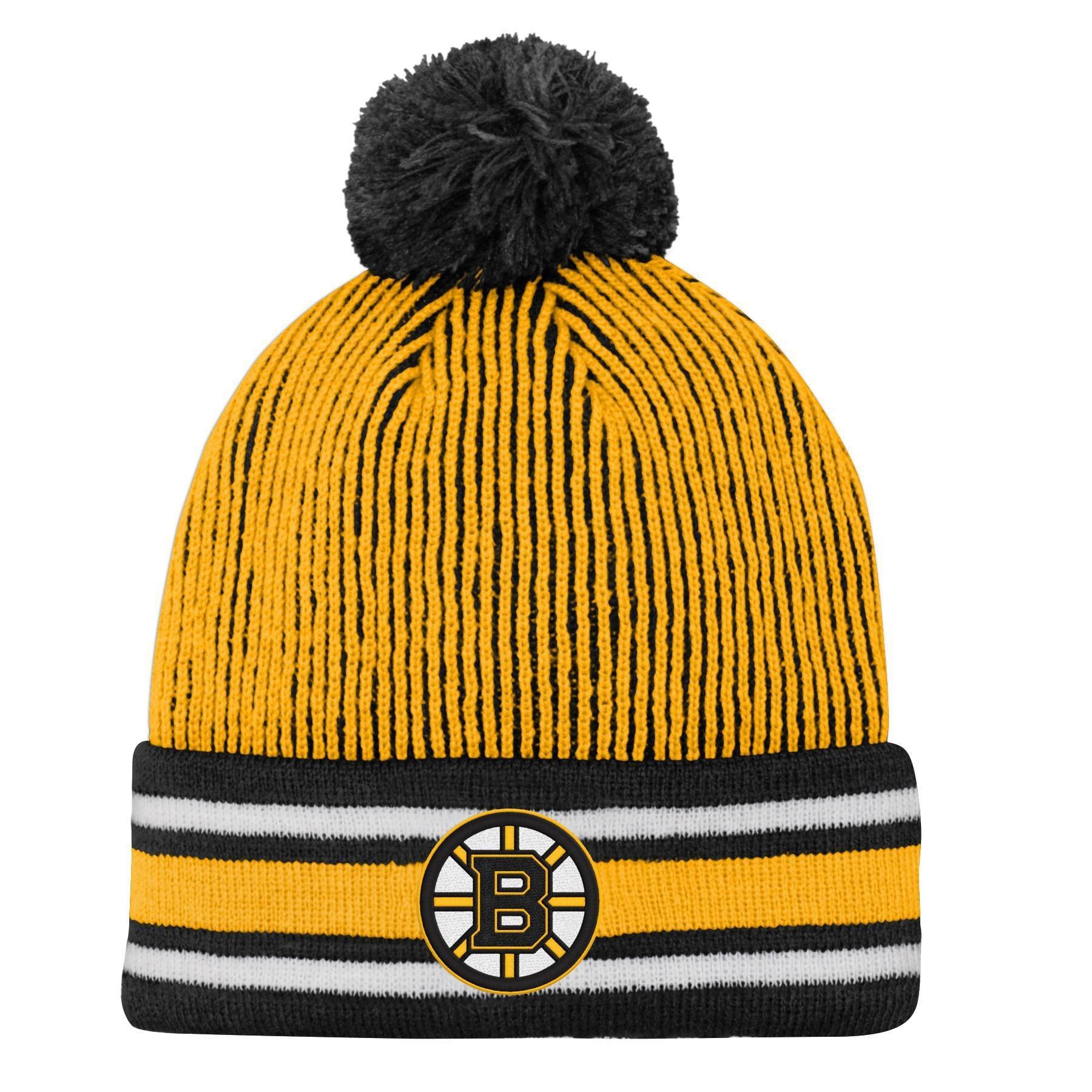 slide 1 of 1, NHL Boston Bruins Boys' Cuff Knit Hat, 1 ct