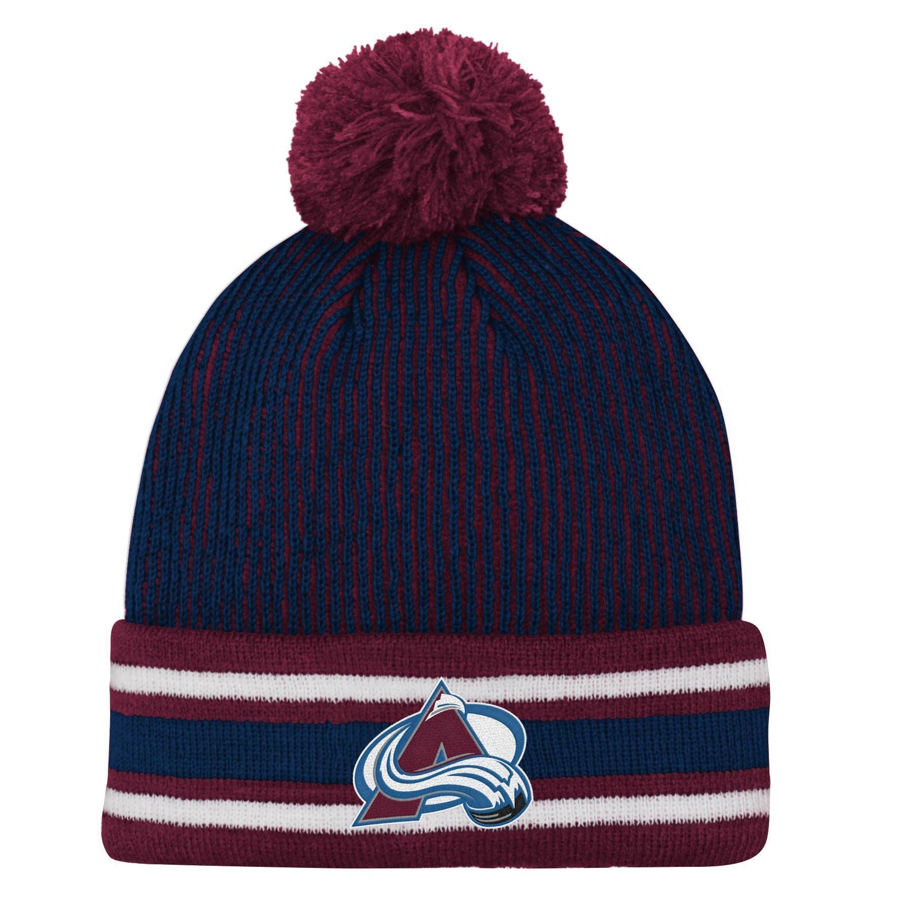 slide 1 of 1, NHL Colorado Avalanche Boys' Cuff Knit Hat, 1 ct