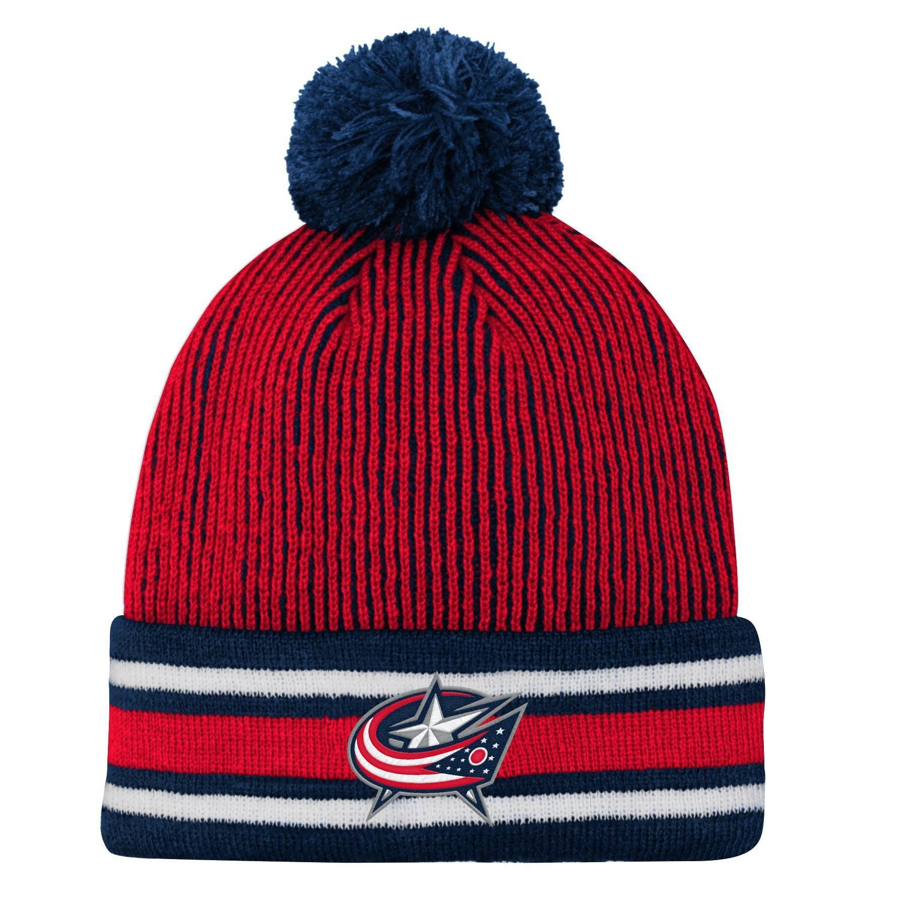 slide 1 of 1, NHL Columbus Blue Jackets Boys' Cuff Knit Hat, 1 ct