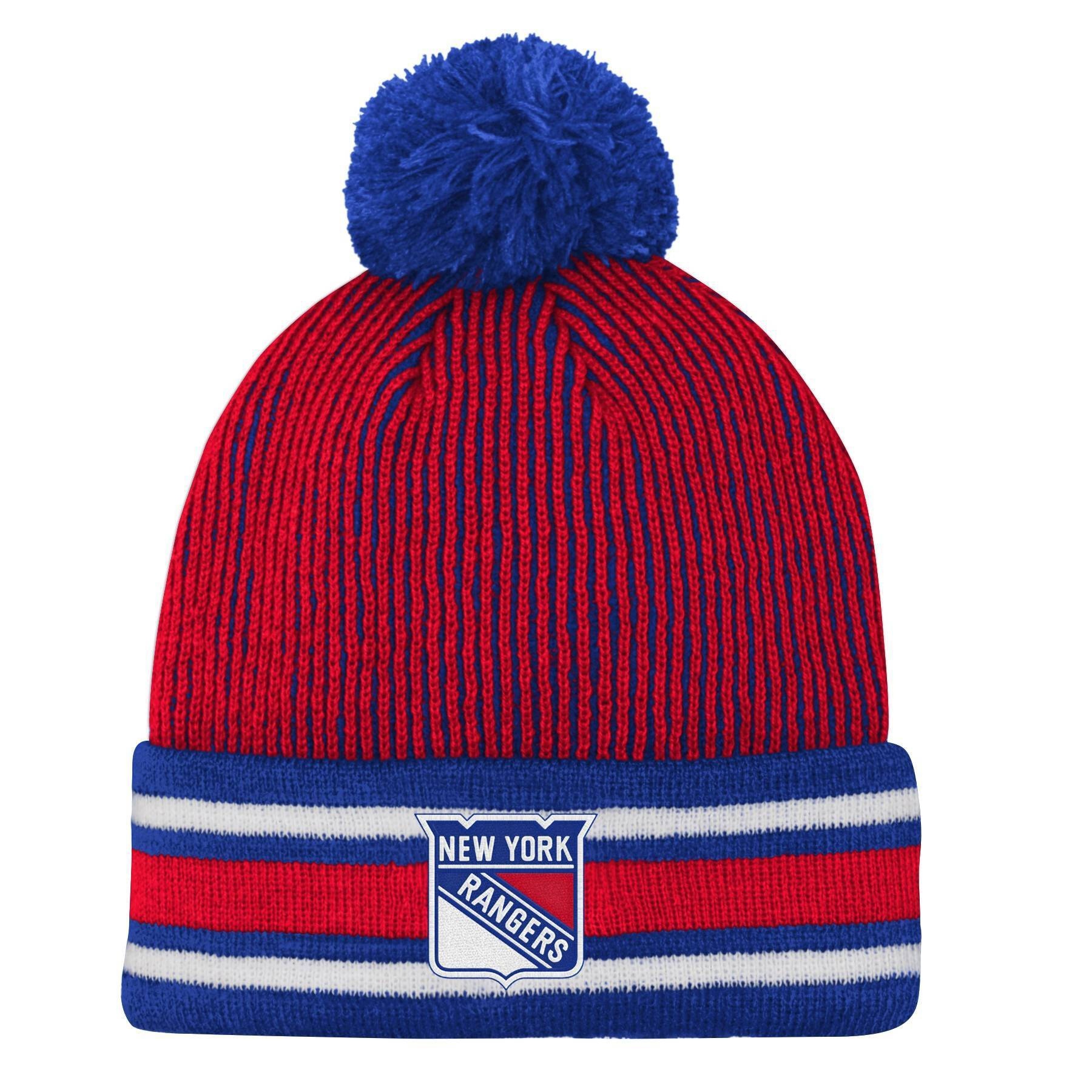 slide 1 of 1, NHL New York Rangers Boys' Cuff Knit Hat, 1 ct