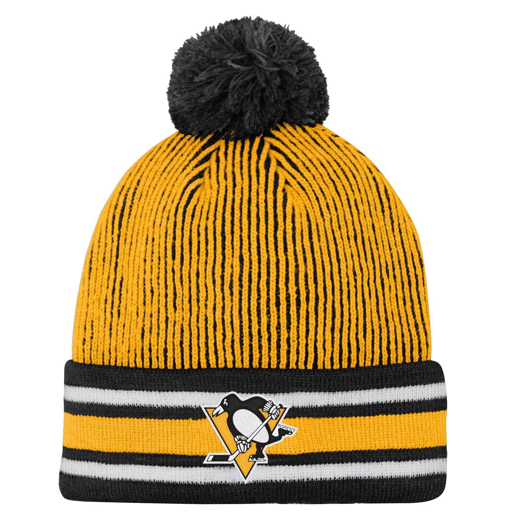 slide 1 of 1, NHL Pittsburgh Penguins Boys' Cuff Knit Hat, 1 ct