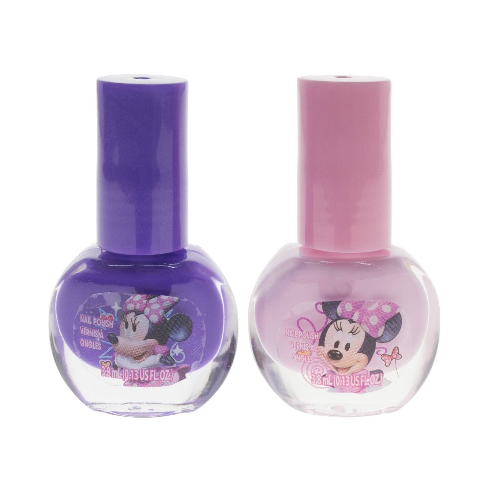 slide 3 of 7, Disney Minnie Nail Polish 2pk, 2 ct